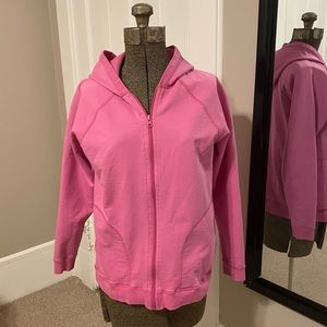 Pink Hanna Anderson jacket with hood - Medium